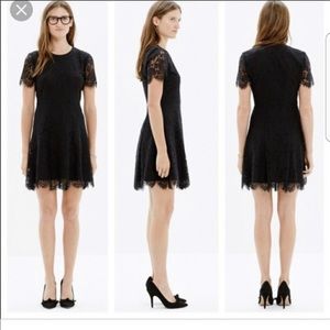 Madewell Floral Lace Shift Dress 9227